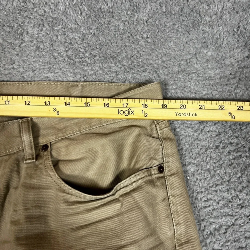 Levis 505 Jeans Mens 38x34 Tan Straight Leg Formal Office Casual Business